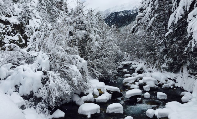 Parc Nacional Aigüestortes nevat